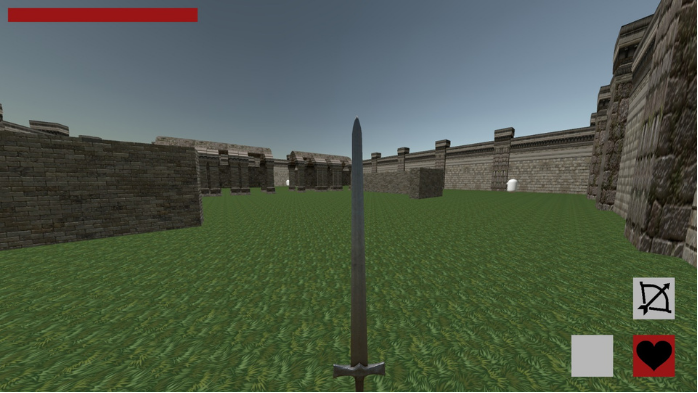 The Knight Fall oyunundan bir görsel